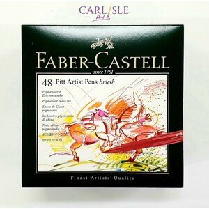Faber-Castel Pitt Artist Brush Pens (48 Pack), Multicolor